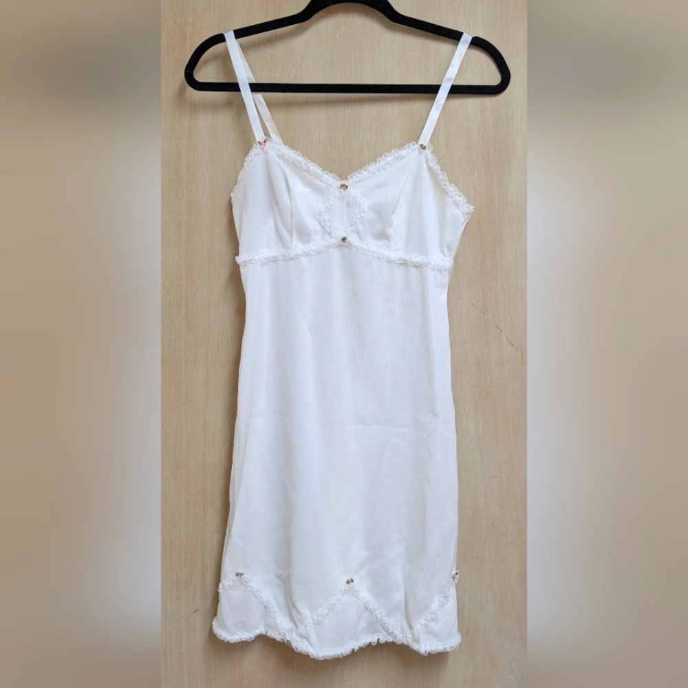Vintage 60s-70s Romantic Rose Slip Nightie